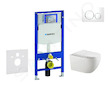 Geberit Duofix - Set předstěnové instalace, klozetu Gaia a sedátka softclose, tlačítko Sigma20, bílá/chrom SANI11CA3122