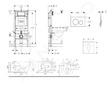 Geberit Duofix - Set předstěnové instalace, klozetu Gaia a sedátka softclose, tlačítko Sigma20, černá lesk/černá mat SANI11CA513