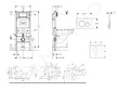 Geberit Duofix - Set předstěnové instalace, klozetu Gaia a sedátka softclose, tlačítko Sigma20, matná černá/černá SANI11CA5135