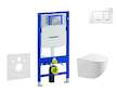 Geberit Duofix - Set předstěnové instalace, klozetu Gaia a sedátka softclose, tlačítko Sigma30, bílá/chrom SANI11CA3119