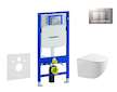 Geberit Duofix - Set předstěnové instalace, klozetu Gaia a sedátka softclose, tlačítko Sigma30, chrom mat/chrom SANI11CA1128