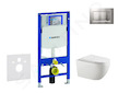 Geberit Duofix - Set předstěnové instalace, klozetu Gaia a sedátka softclose, tlačítko Sigma30, chrom mat/chrom SANI11CA1134