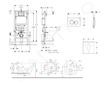 Geberit Duofix - Set předstěnové instalace, klozetu Gaia sedátka softclose, tlačítko Delta20, alpská bílá SANI11CA3145