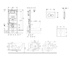 Geberit Duofix - Set předstěnové instalace, klozetu Gaia sedátka softclose, tlačítko Delta20, alpská bílá SANI11CA3145B
