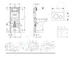 Geberit Duofix - Set předstěnové instalace, klozetu Gaia sedátka softclose, tlačítko Sigma20, bílá/pozlacená SANI11CA3140