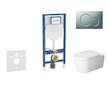 Geberit Duofix - Set předstěnové instalace, klozetu ME by Starck a sedátka softclose, tlačítko Sigma01, matný chrom SANI11CP2110
