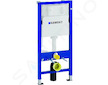 Geberit Duofix - Set předstěnové instalace, klozetu Oudee a sedátka softclose, tlačítko Delta01, matný chrom SANI11CA1105