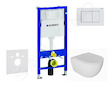 Geberit Duofix - Set předstěnové instalace, klozetu Oudee a sedátka softclose, tlačítko Delta30, alpská bílá SANI11CA3139