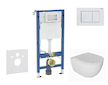 Geberit Duofix - Set předstěnové instalace, klozetu Oudee a sedátka softclose, tlačítko Delta30, alpská bílá SANI11CA3139B