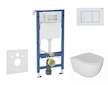Geberit Duofix - Set předstěnové instalace, klozetu Oudee a sedátka softclose, tlačítko Delta30, alpská bílá SANI11CA3139B