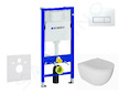 Geberit Duofix - Set předstěnové instalace, klozetu Oudee a sedátka softclose, tlačítko Delta50, alpská bílá SANI11CA3137