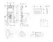 Geberit Duofix - Set předstěnové instalace, klozetu Oudee a sedátka softclose, tlačítko Delta50, alpská bílá SANI11CA3137