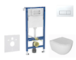 Geberit Duofix - Set předstěnové instalace, klozetu Oudee a sedátka softclose, tlačítko Delta50, alpská bílá SANI11CA3137B