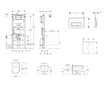 Geberit Duofix - Set předstěnové instalace, klozetu Oudee a sedátka softclose, tlačítko Delta50, alpská bílá SANI11CA3137B