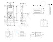 Geberit Duofix - Set předstěnové instalace, klozetu Oudee a sedátka softclose, tlačítko Delta50, matná černá SANI11CA5132