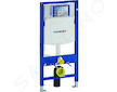 Geberit Duofix - Set předstěnové instalace, klozetu Oudee a sedátka softclose, tlačítko Sigma01, lakovaný matný chrom SANI11CA11