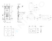 Geberit Duofix - Set předstěnové instalace, klozetu Oudee a sedátka softclose, tlačítko Sigma20, bílá/chrom SANI11CA3103