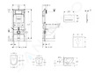 Geberit Duofix - Set předstěnové instalace, klozetu Oudee a sedátka softclose, tlačítko Sigma50, chrom/alpská bílá SANI11CA3134