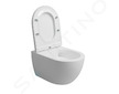 Geberit Duofix - Set předstěnové instalace, klozetu Oudee Vortex a sedátka softclose, tlačítko Delta, bílá SANI11CA3180