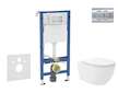 Geberit Duofix - Set předstěnové instalace, klozetu Oudee Vortex a sedátka softclose, tlačítko Delta01, lesklý chrom SANI11CA115