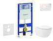 Geberit Duofix - Set předstěnové instalace, klozetu Oudee Vortex a sedátka softclose, tlačítko Sigma01, alpská bílá SANI11CA3184