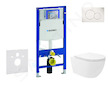 Geberit Duofix - Set předstěnové instalace, klozetu Oudee Vortex a sedátka softclose, tlačítko Sigma01, alpská bílá SANI11CA3184