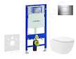 Geberit Duofix - Set předstěnové instalace, klozetu Oudee Vortex a sedátka softclose, tlačítko Sigma30, chrom SANI11CA1153