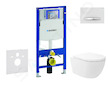 Geberit Duofix - Set předstěnové instalace, klozetu Oudee Vortex a sedátka softclose, tlačítko Sigma50, chrom/alpská bílá SANI11