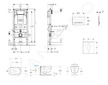 Geberit Duofix - Set předstěnové instalace, klozetu Oudee Vortex a sedátka softclose, tlačítko Sigma50, chrom/alpská bílá SANI11