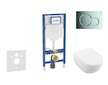 Geberit Duofix - Set předstěnové instalace, klozetu Subway 2.0 a sedátka softclose, tlačítko Sigma01, lesklý chrom SANI11CK1109
