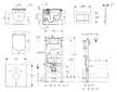 Geberit Duofix - Set předstěnové instalace, klozetu Tesi a sedátka softclose, tlačítko Sigma30, lesklý chrom/matný chrom SANI11C