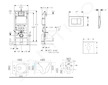 Geberit Duofix - Set předstěnové instalace, kompaktního klozetu Gaia a sedátka softclose, tlačítko Delta30, alpská bílá SANI11CA