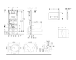 Geberit Duofix - Set předstěnové instalace, kompaktního klozetu Gaia a sedátka softclose, tlačítko Delta50, alpská bílá SANI11CA