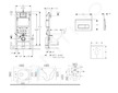Geberit Duofix - Set předstěnové instalace, kompaktního klozetu Gaia a sedátka softclose, tlačítko Delta50, alpská bílá SANI11CA