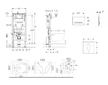 Geberit Duofix - Set předstěnové instalace, kompaktního klozetu Gaia a sedátka softclose, tlačítko Sigma50, chrom/alpská bílá SA