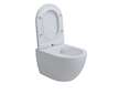 Geberit Duofix - Set předstěnové instalace, kompaktního klozetu Oudee Vortex a sedátka softclose, tlačítko Sigma01, černá SANI11