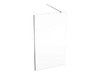 Geberit GEO - Sprchová stěna Walk-In, 120x200 cm, stříbrná/čiré sklo 560.159.00.2