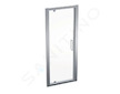 Geberit GEO - Sprchové dveře 80x190 cm, stříbrná/čiré sklo 560.115.00.2