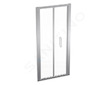 Geberit GEO - Sprchové dveře 90x190 cm, stříbrná/čiré sklo 560.126.00.2