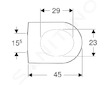 Geberit iCon - WC sedátko se softclose, bílá 574130000