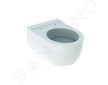 Geberit iCon - Závěsné WC, 355x530 mm, s KeraTect, bílá 204000600