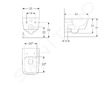 Geberit iCon - Závěsné WC, Rimfree, s KeraTect, bílá 201950600