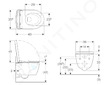 Geberit iCon - Závěsné WC se sedátkem SoftClose, Rimfree, matná bílá 502.381.JT.1