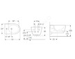 Geberit iCon - Závěsný bidet, otvor pro baterii, bílá 501.898.00.1