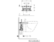 Geberit Kombifix - Předstěnová instalace pro bidet, univerzální 457.530.00.1