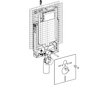 Geberit Kombifix - Předstěnová instalace pro závěsné WC, pro odsávání zápachu, výška 1,09 m 110.791.00.1