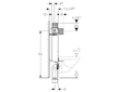 Geberit Kombifix - Předstěnová instalace pro závěsné WC, výška 98 cm 110.010.00.1