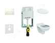 Geberit Kombifix - Set předstěnové instalace, klozet Alpha se sedátkem, tlačítko Delta21, alpská bílá 110.100.00.1 NR1