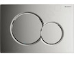 Geberit Kombifix - Set předstěnové instalace, klozet Alpha se sedátkem, tlačítko Sigma01, lesklý chrom 110.302.00.5 ND2