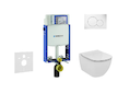 Geberit Kombifix - Set předstěnové instalace, klozetu a sedátka Ideal Standard Tesi, tlačítka Sigma01, SoftClose, alpská bílá 11